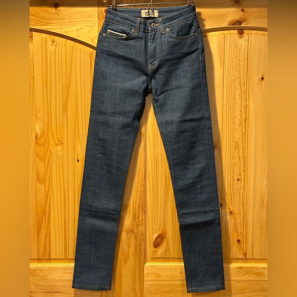 Naked & Famous Denim High Skinny Island Blue Stretch Selvedge Women’s Jeans